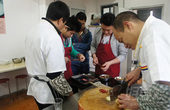 味之美学员制作现场