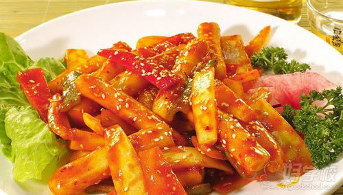 上海特色韩国炒年糕培训班-味之美餐饮-【学费