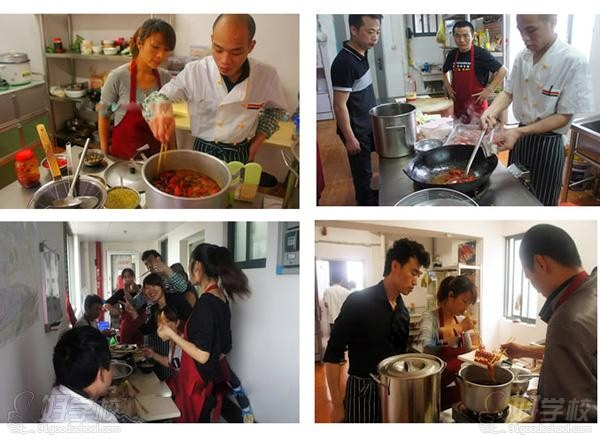 味之美学员制作龙虾过程