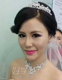 杭州时尚化妆造型培训班-杭州金莎美容美发化