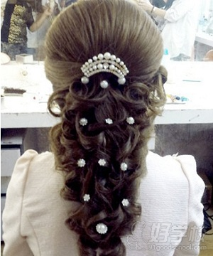 杭州韩式专业盘发培训班