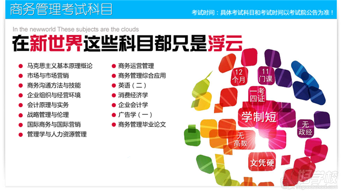 广东商学院自考《商务管理》专升本东莞班