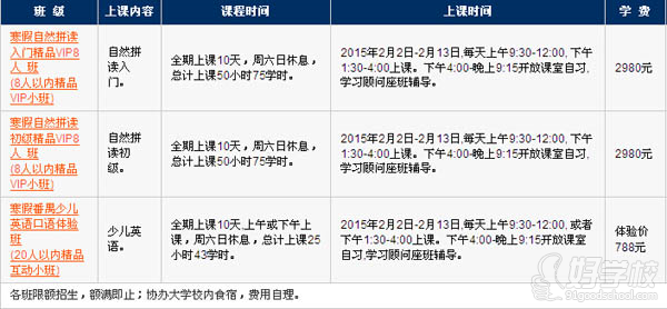 广州雅思英语培训学校2015寒假班安排