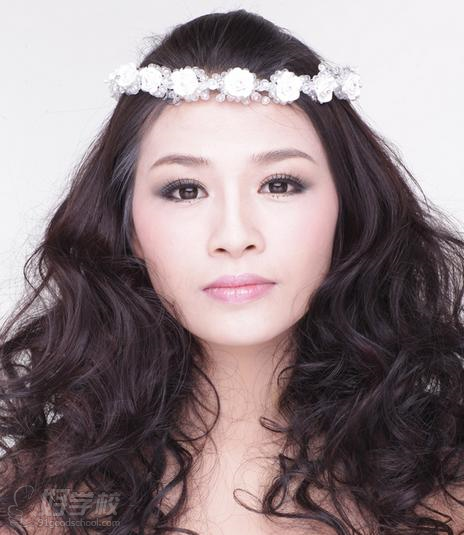 长沙夏杨色彩发型作品展示-湖南夏杨色彩化妆