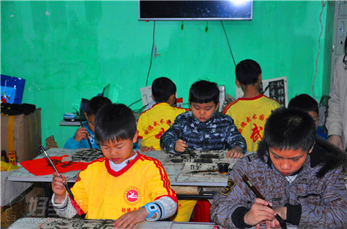 广州少儿国学书法培训班-广州劲德武术国学馆