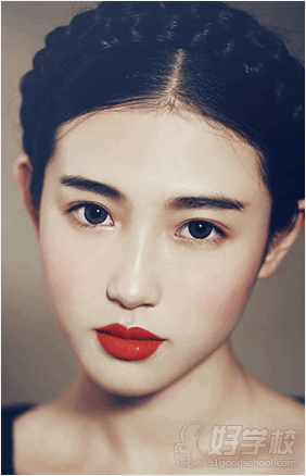 深圳时代美容培训学校学员彩妆作品展示-深圳