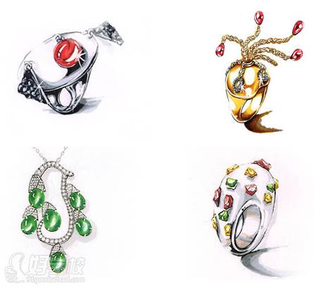 北京珠宝手绘培训课程