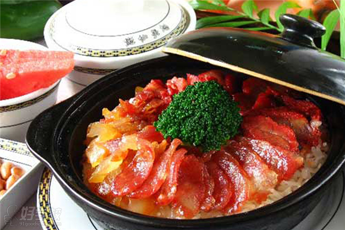 腊肠煲仔饭