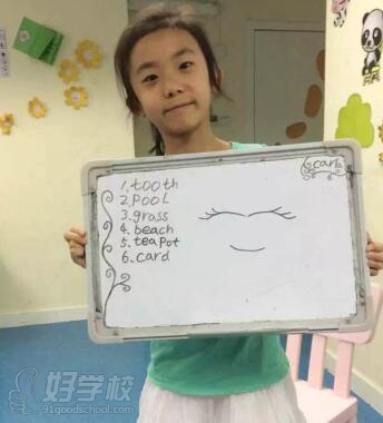易贝乐少儿英语优秀小学员:王子悦Carla-广州易