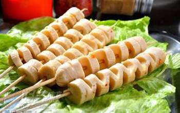 长沙烤面筋小吃技术培训班-优尚小吃培训学校