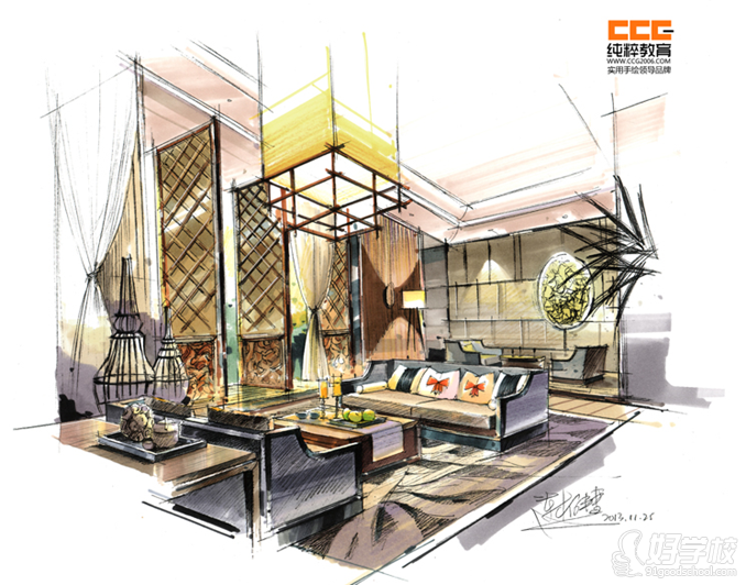 广州室内手绘0基础暑假特训班