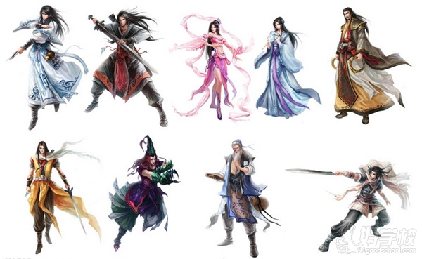 广州一年制游戏原画设计课程学习班-广州美术