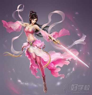 广州三个月制游戏原画设计培训班-广州美术学