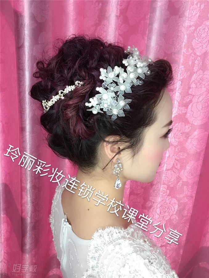 长沙化妆师讲师培训班-长沙星沙玲丽化妆美甲