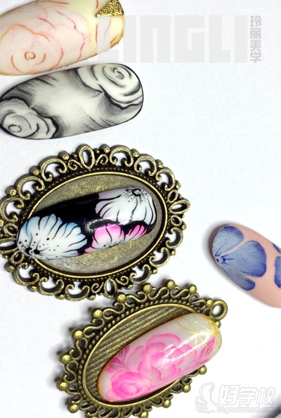 长沙化妆培训机构哪家好-长沙玲丽彩妆美甲纹