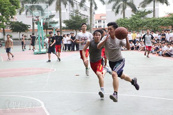 广东省华侨职业技术学校举办男子篮球争霸赛