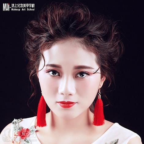 厦门沐上培训中心优秀美妆作品展示