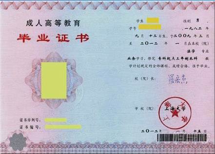 上海大学成人高考专科上海班招生简章
