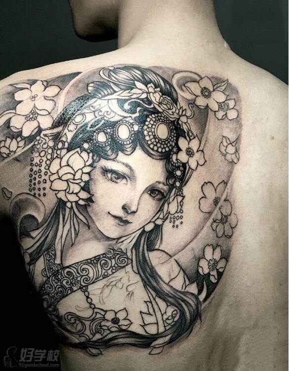 贵阳纹身全科课程-贵州穗港美发化妆纹刺培训