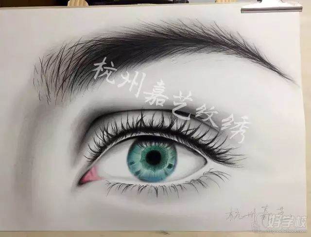 杭州纹绣眉眼唇美学素描培训班-杭州嘉媛国际