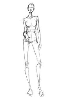 广州中大梁富时装画技法