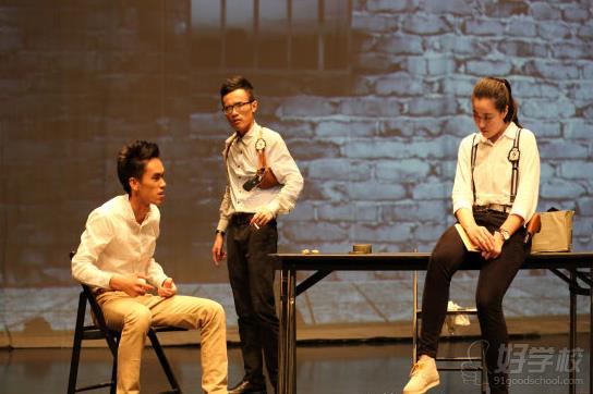 广州冰荷造型学校化妆实践-广外英文戏剧大赛