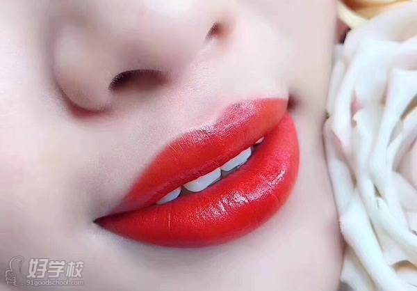 半桃花唇 半桃花唇