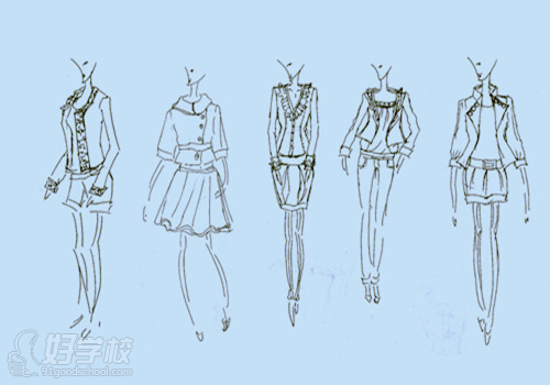 名师指导服装效果图的勾线技巧