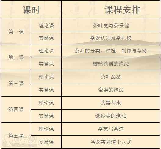南京茶艺培训成人兴趣班(循环开课)