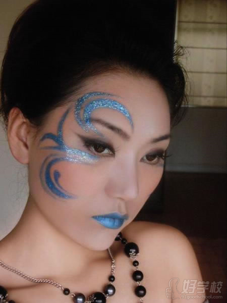 广州化妆创意彩绘提高班-广州百莲达学院-【学