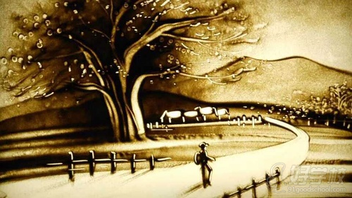 北京时尚艺术沙画才艺学习班-北京百优培训-【