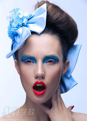 广州时尚化妆培训精品班-广州田美职业培训学