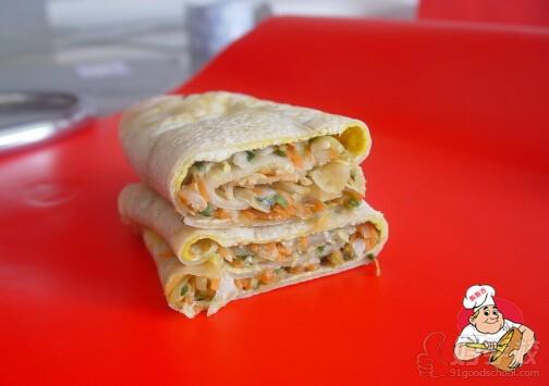 飘飘香山东煎饼美食作品