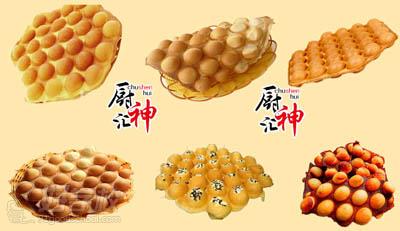 鸡蛋仔美食成品