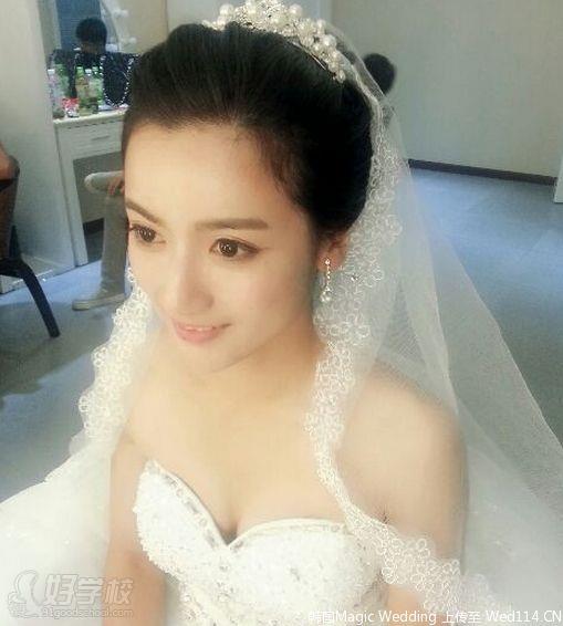 天津新娘化妆造型培训-天津美焕颜定妆培训国