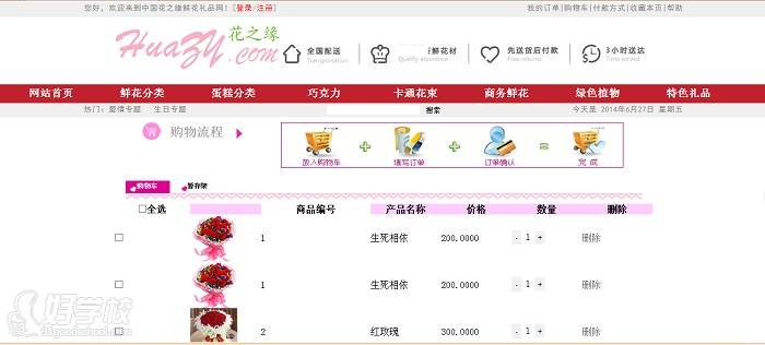 Java作品:花之缘网店 Java作品:花之缘网店